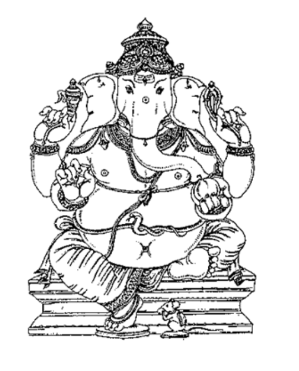 ganesh coloring pages - photo #35