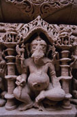 stone ganesha relief