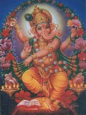 poster of dancing Ganesha