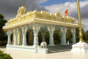 A temple to Ganesha at an engineering college in India